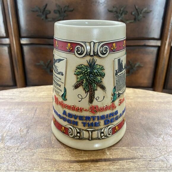 Anheuser Busch Beer Stein Advertising through the decades 1911 - Picture 1 of 4